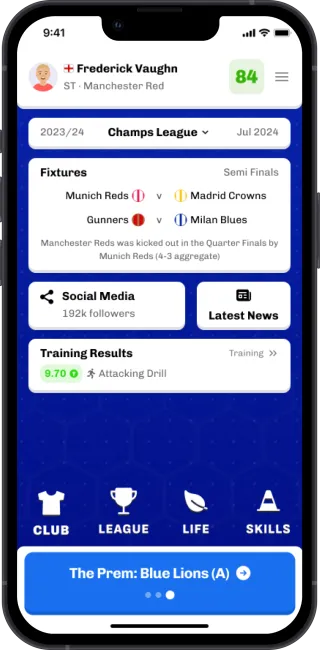 Football Career gameplay screenshot 1